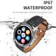 thumbnail image 3 of IP67 impermeable 1.28 pulgadas Bluetooth actividad reloj inteligente pantalla colorida con monitoreo de frecuencia cardíaca, podómetro para mujeres ho Plata 02 Sunnimix Reloj inteligente bluetooth, 3 of 8