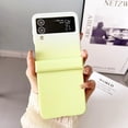thumbnail image 2 of Full Hinge Protection for Samsung Galaxy Z Flip 5 4 3 5G Case Gradient Hard Shockproof Slim Double Color Cover (White Yellow,for Samsung Z Flip 4), 2 of 14