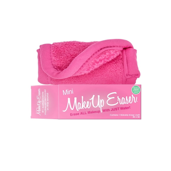 Makeup Eraser Original Borra Todo el Maquillaje Solo con Agua Mini Rosa