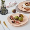 thumbnail image 3 of Stone + Lain Delilah Porcelain Collection Dish Set, 6 Salad Plates Service for 6, Pastel Orange, 3 of 6