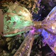 thumbnail image 2 of Guirnalda de luces navideñas decorativas Nikou reutilizables para el hogar luz plateada de colores 10 m 100 LED, 2 of 5