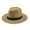 503_Coffee, variant on Panama Hats for Women and Men Summer Beach Sun Hat Wide Brim Cap Fedora White