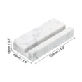 thumbnail image 2 of Business Card Holder for Desk, Marble Business Card Holders Stone Card Stand Organizer Cards, White, 2 of 5