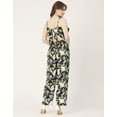 thumbnail image 6 of Moomaya Printed Frilled Jumpsuit, Viscose Rayon Adjustable Spaghetti Strap Casual Romper, 6 of 8