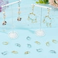 thumbnail image 4 of 1 Box 200Pcs Leverback Earring Hooks Gold Earring Findings Bulk Brass Silver French Hook Ear Wires Small Back Earring Hooks for Jewelry Making Supplies DIY Beginner Women Mixed Color, 4 of 6