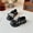 Black a, variant on Girls' Plain Heart Detail Flat Shoes, Soft Sole Casual Mary Janes, Suitable for Daily School Wear, Weekend Outings and Casual Family Activities Black a 2.5-3 Years