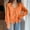 Orange, variant on Elvqul Womens Sweater Knit Shirts Trendy Pink Sweater for Women Long Sleeve
