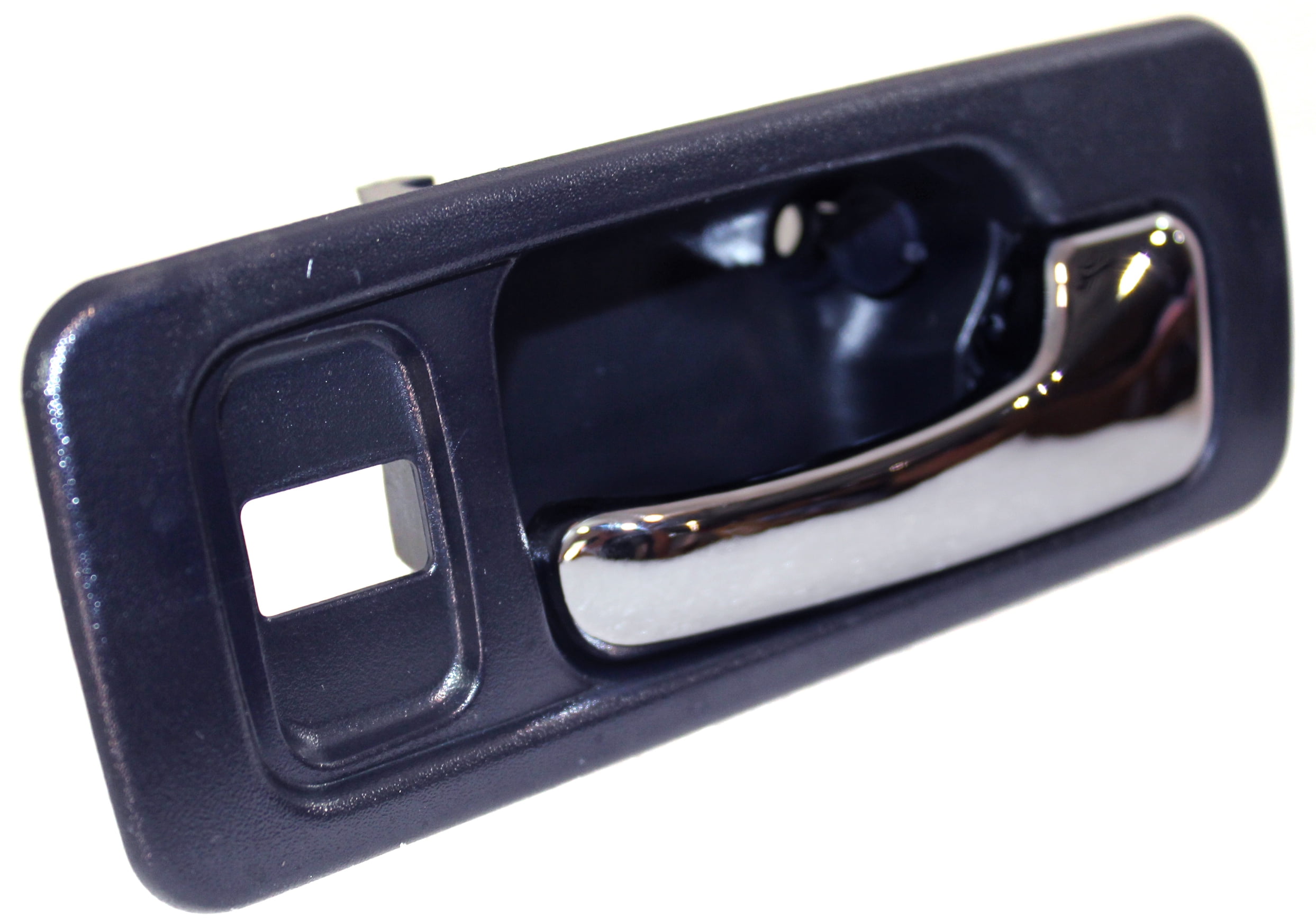 Interior Door Handle Compatible with 1990-1993 Honda Accord Front, Right Passenger Dark blue bezel with chrome lever