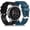 Black/Slate Blue, variant on Tianle [2 Pack] Band Compatible with Samsung Galaxy Watch 3 45mm/Galaxy Watch 46mm Bands/Gear S3 Frontier, 22mm Smart Watch Band Silicone Casual Straps Accessories for Women Men