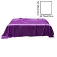 thumbnail image 3 of EGYMEN Luxurious Silk Bedding, Soft Satin Bed Sheet with Right Angle Design, Easy Care Washable Bedding, Premium Fabric Bedspread for Comfort and Style(Purple), 3 of 6