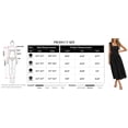 thumbnail image 3 of MEROKEETY Womens 2026 Summer Square Neck Sleeveless Flowy Casual Sundress pink l, 3 of 4