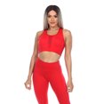 thumbnail image 1 of White Mark Women's Racer Back Sports Bra, 1 of 5