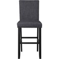 thumbnail image 2 of New Classic Furniture Crispin 29" Solid Wood Barstool in Granite Gray (Set of 2), 2 of 5