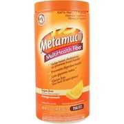 Metamucil Orange Sugar Psyllium Powder, 114 CT (Pack of 4)