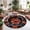 B, variant on 31.4inch Halloween 3D Optical Illusion Round Rug 80cm Dia, Scary Spider Pit Visual Trap Non‑Slip Floor Mat for Halloween Party Home Indoor Decor Skeletons Style