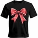 thumbnail image 1 of Mens T Shirts Christmas Ribbon Bowknot Short Sleeve Casual Men's Tee Tops Graphic T-Shirts for Teen Boys/Men, 1 of 8