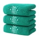 thumbnail image 2 of Toalla de baño 100% algodón | Absorbente de secado rápido estilo spa de hotel de lujo de alta gama | Para viajes en casa al aire libre | Verde | Suave, transpirable, amigable con la piel | 75x35cm, 2 of 6