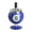 Blue, variant on Push-type Metal Ashtray With Lid Ball Ashtray With Spinning Lid Durable Metal Construction Design For Home Or Office Decor