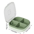 thumbnail image 2 of Fdelink Portable Small Mini Storage Box Large Capacity Carry on Travel Compartment Sealed Box, Food Storage Containers, Kitchen Airtight Storage Containers, 2 of 3