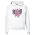 thumbnail image 2 of Inktastic Breast Cancer Cool Wings Adult Hoodie Sweatshirt, 2 of 4
