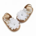 thumbnail image 6 of Otqutp Toddler Summer Spring Sandals Baby Girls Sandals Ruffle Bowknot Soft Sole Open Toe Breathable Summer Outdoor Shoes, 6 of 7