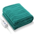 MARNUR Heated Throw Blanket Polar Fleece 50"x 60" with Autooff, 4