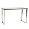 thumbnail image 1 of Eurostyle Dillon Desk in Gray Lacquer / Polished Stainless Steel, 1 of 3