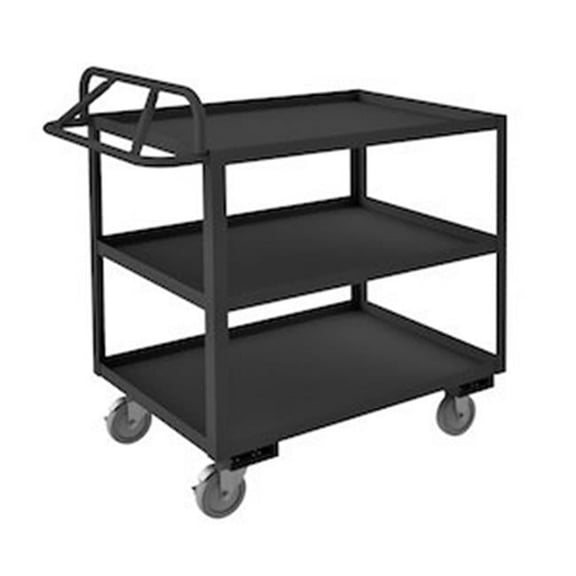43 in. Rolling Service Cart, Gray - 1200 lbs