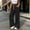 Black, variant on Wide Leg Sweatpants Women Tearaway High Waisted Casual Pants with Side Snap Buttons and Pockets Loose Fit Active Athletic Workout Lounge Baggy Track Pants