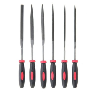 6pc Needle File Set for Jeweler Wood Carving Model Metal Glass Use