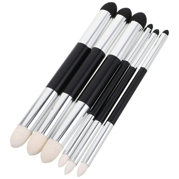 GOOHOCHY 6 Pcs Artist Blending Sponge Pen Double Headed Rubbing Sponge Brush Sketching Sponge Brushes For Crafts Drawing Art Foam Blenders For School Students Beginners Supplies