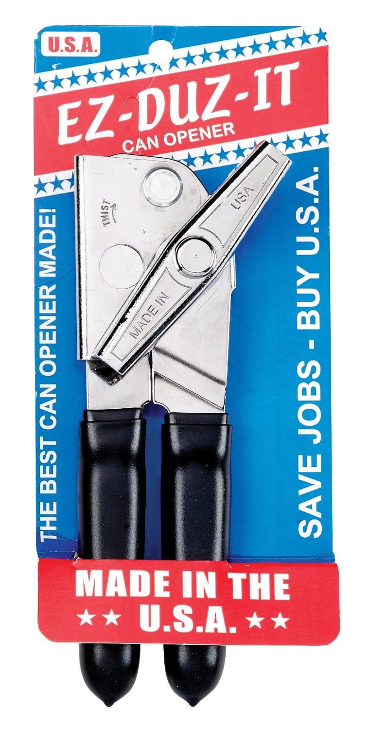 EZDUZIT 3028 Deluxe Can Opener with Grips, Black