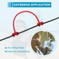 thumbnail image 4 of Uxcell Archery D Loop Rope String Nocking Loop Rope Serving Thread Release Material for Compound Archery Red, 4 of 7