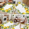 thumbnail image 5 of Summer Lemons Area Rugs 3'x5', Washable Small Throw Rugs for Living Room Bedroom, Fruits White Flowers Farmhouse Country Indoor Outdoor Rug Non-Slip Low Pile Carpet Runner Reversible Floor Mats, 5 of 8
