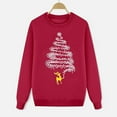 thumbnail image 4 of Fiaer Matching Family Merry Christmas Sweatshirts Funny Graphic Trendy Pullover Crew Neck Long Sleeve Loose Fit Casual Xmas Tops Women XL, 4 of 6