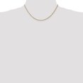 thumbnail image 2 of 14k Yellow Gold 16 Inch 1.40mm Singapore Chain Necklace Pendant Charm, 2 of 9