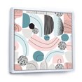 thumbnail image 3 of Designart 'Art Collage In Pastel Colors' Modern Framed Canvas Wall Art Print, 3 of 5