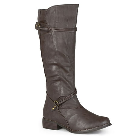 Journee Collection Harley Women's Knee-High Boots Color: Brown Size: 7 WC