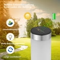 thumbnail image 2 of Sleek Stainless Steel LED Bollard Light, Solar-Powered Pathway Light for Outdoor Use, Waterproof Landscape Lighting Easy to Install, 2 of 6