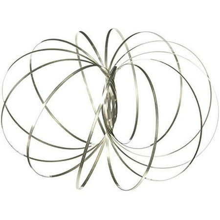 Ellara Flow Ring Kinetic Spring Toy 3D Sculpture Ring (Gold)