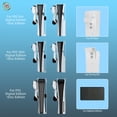thumbnail image 4 of JYS Wall Mount Bracket & Storage Hook Kit for PS5 Pro/PS5 Slim - Universal Holder for All PlayStation 5 Models (Disc/Digital), Space-Saving Gaming Organizer, 4 of 7