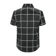 thumbnail image 2 of Camisas De Vestir Para Hombre 5xl SLIM FIT NEGOCIO TENDENCIA PERSONALIDAD MODA ESTAMPADO CAMISA DE MANGA CORTA HOMBRE (A, 3XL), 2 of 4