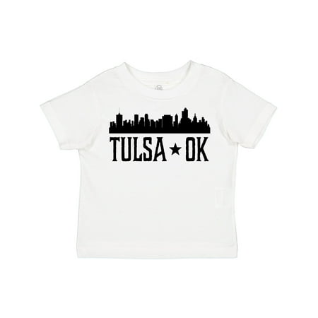 

Inktastic Tulsa Oklahoma City Skyline Gift Toddler Boy or Toddler Girl T-Shirt