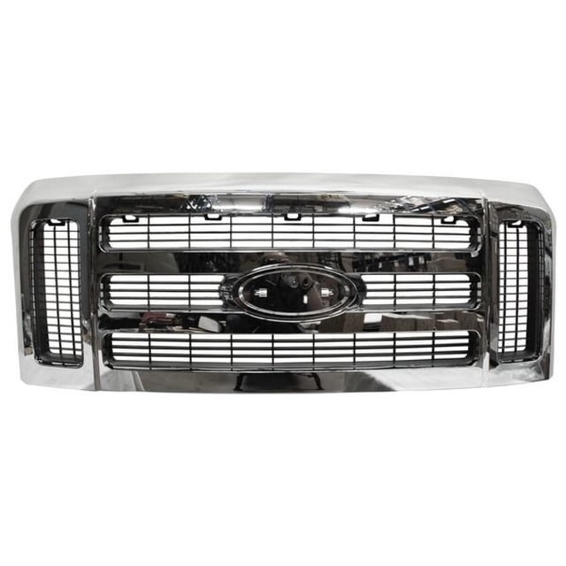 Parrilla Super Duty 2008 A 2010 Ford Generica Cromado