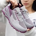 thumbnail image 4 of Zapatos para Correr Wdftyju unisex cordones elásticos transpirables para deportes al aire libre 37 gris claro, 4 of 8