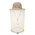 thumbnail image 1 of CHOK Mosquito Net Hat Sun Hat Bucket Hat with Hidden Net Outdoor Sun Protection Mesh Bug Cap for Fishing Hiking Beekeeping, 1 of 2