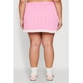 thumbnail image 5 of Womens Plus Size Daisy Varsity Stripe Pleated Skort, 5 of 5