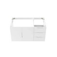 thumbnail image 6 of Wall Mount Vanity Cabinet (Sink not included), White, Melamine Wood , Hotel Bedroom Bathroom, Modern Contemporary HB33524, 6 of 9