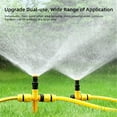 thumbnail image 6 of 360° Rotation Auto Irrigation System Garden Sprinkler, Garden Sprinkler System, 4 Points Alloy Sprinklers for Yard, Irrigation System Kit for Garden for Yard and Grass Irrigation, 6 of 7