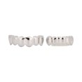 thumbnail image 1 of Shiny Teeth Hip Hop Brass Teeth Set for  Party Gold Silver Rose Gold Black, 1 of 7